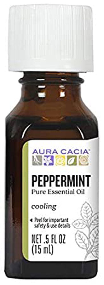 AURA CACIA Peppermint Essential Oil (15 ml)