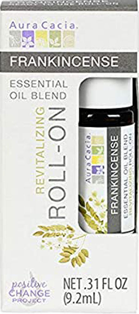 AURA CACIA Frankincense Essential Oil Roll-On (9.2 ml)