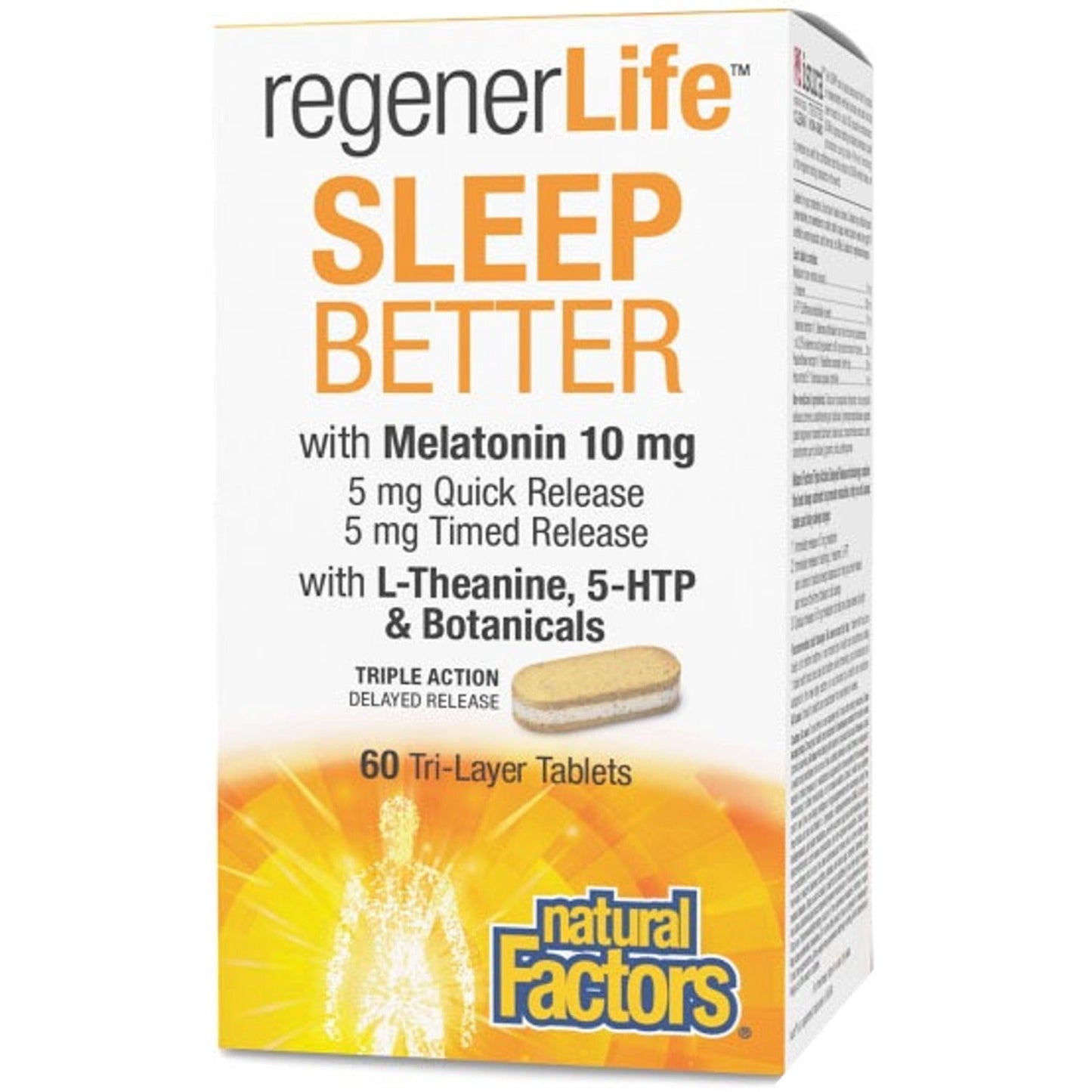 NATURAL FACTORS - regenerLife Sleep Better (60 veg caps)