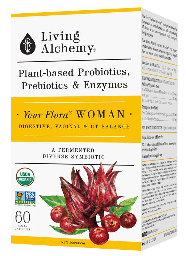 LIVING ALCHEMY Your Flora - Woman (60 vegan caps)