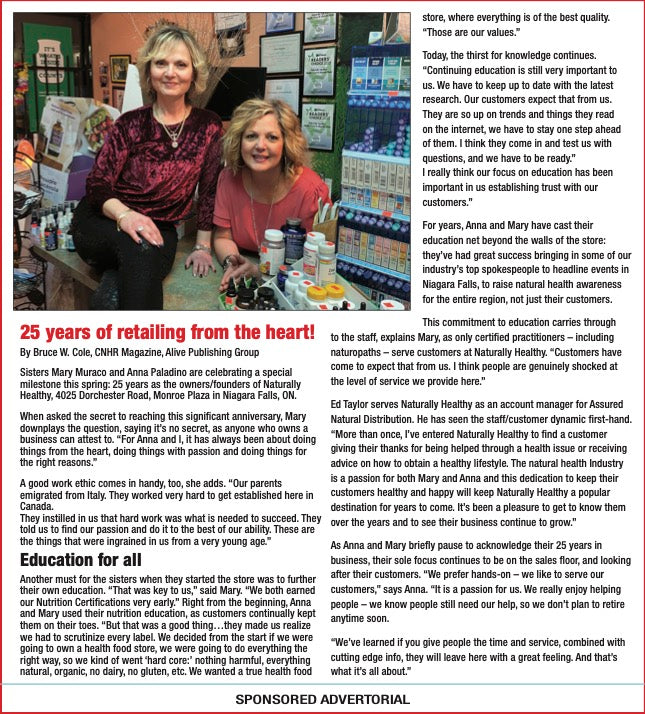 25 Years of retailing from the Heart!