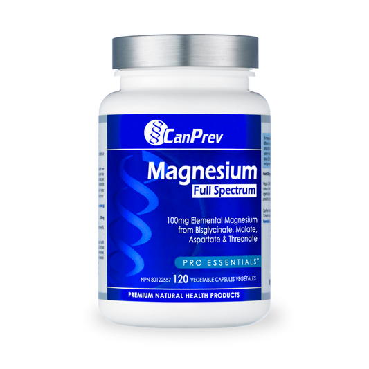 CANPREV Magnesium Full Spectrum (120 veg caps)
