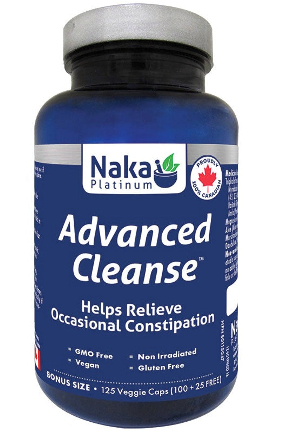 NAKA Platinum Advance Cleanse (125 veg caps)