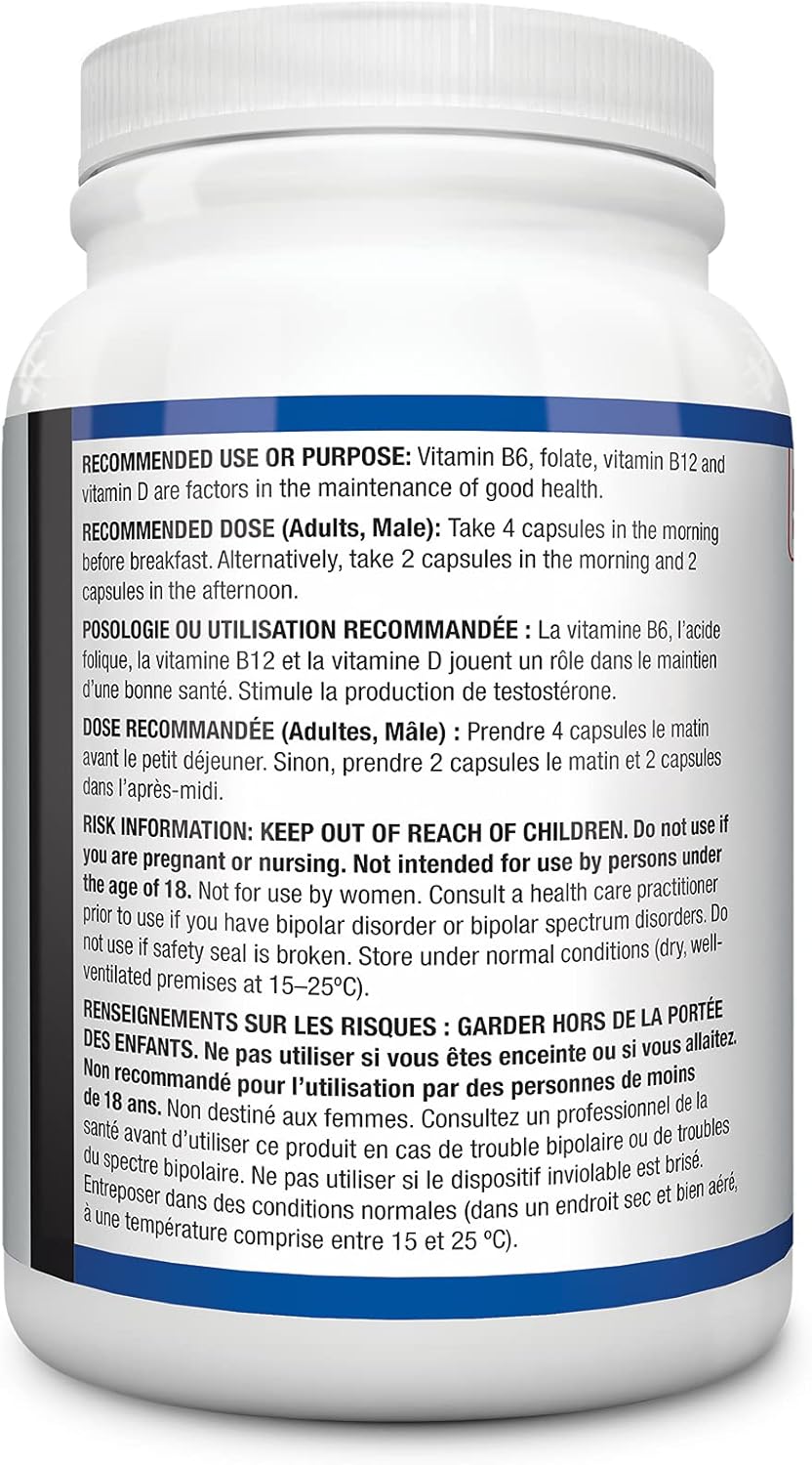SD PHARMACEUTICALS Men's Health DAA+ ( D-Aspartic Acid - 120 Caps)