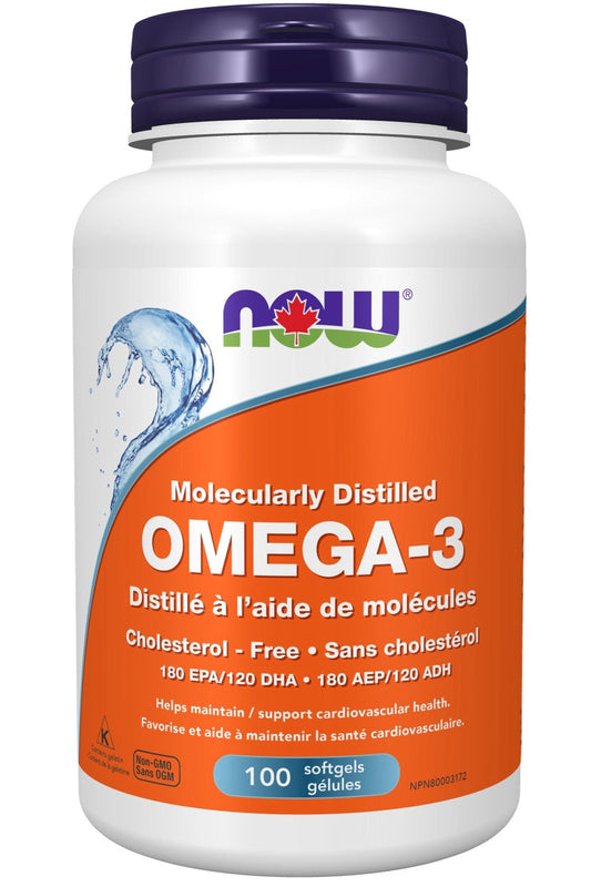 NOW Omega-3 (1000 mg - 100 Softgels)