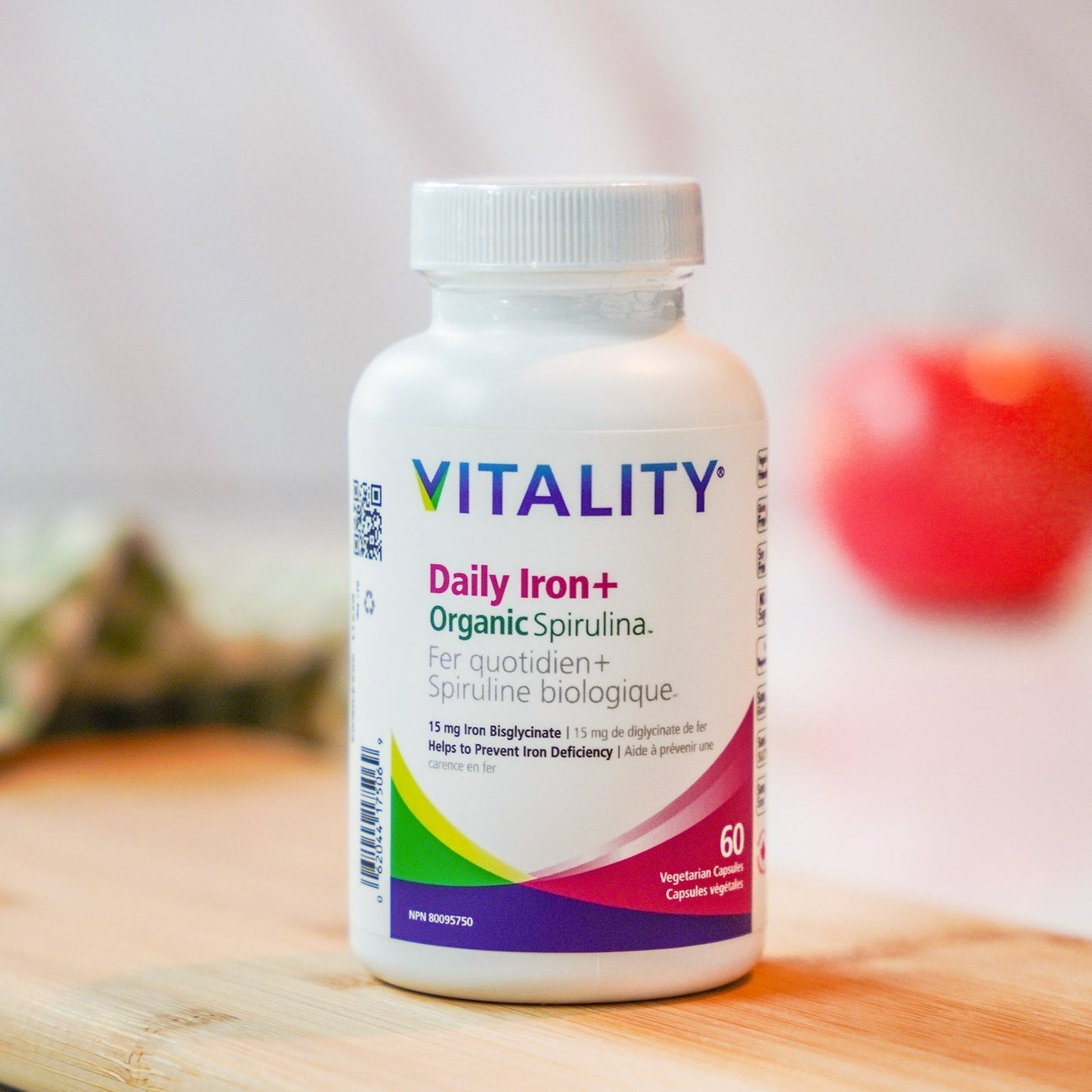 VITALITY Daily Iron + Organic Spirulina