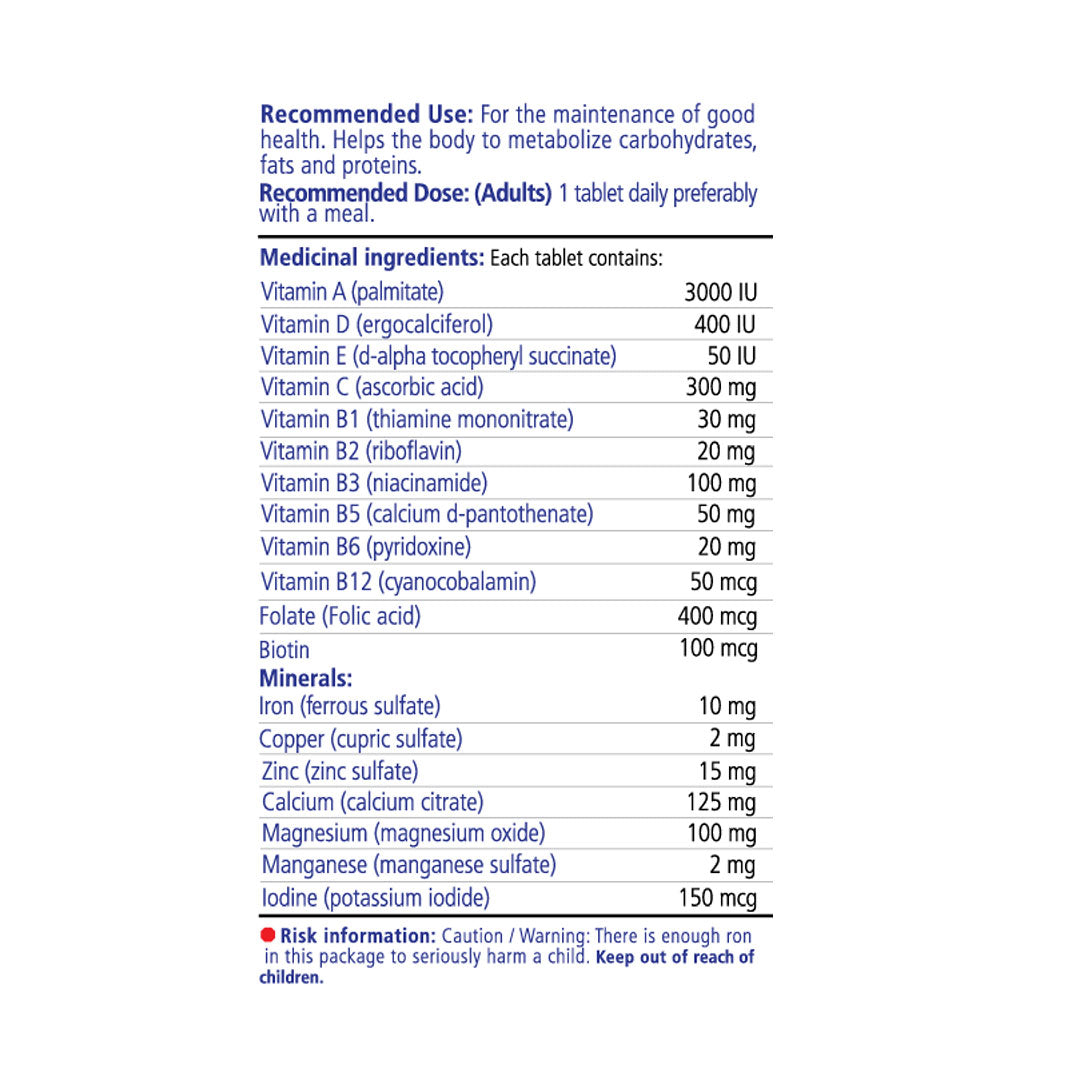 VITALITY Time Release Super Multi+