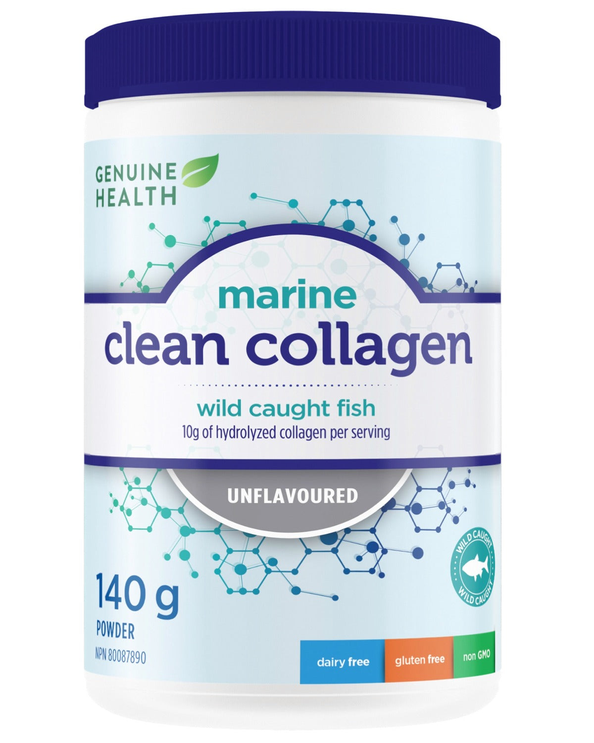 GENUINE HEALTH Clean Collagen Marine (Unflavoured 140g)