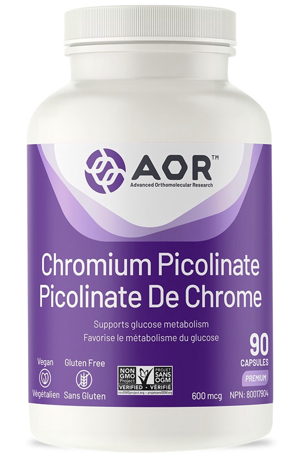 AOR Chromium Picolinate (90 v-Caps)