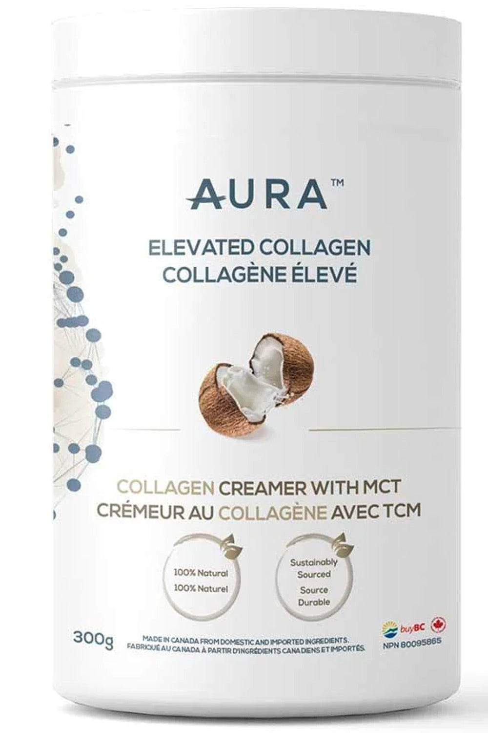 AURA NUTRITION Elevated Collagen (MCT Creamer - 300 gr)