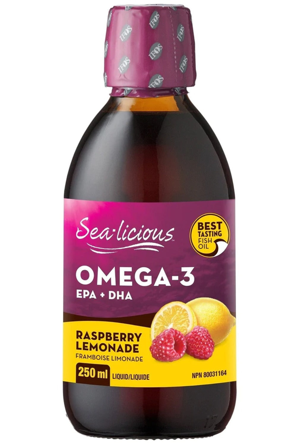 SEA-LICIOUS Omega 3 EPA-DHA (Raspberry Lemonade - 250 ml)