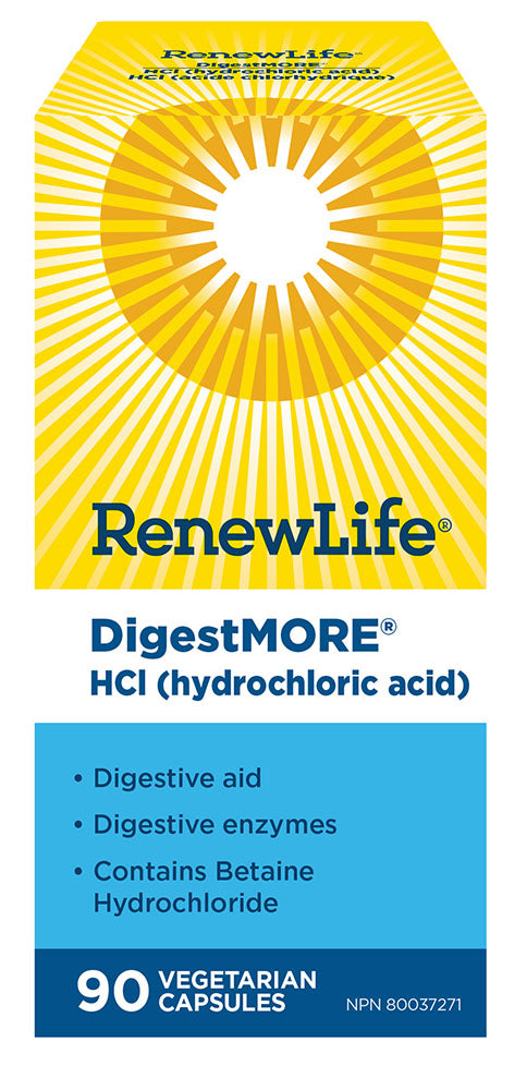 RENEW LIFE Digestmore HCI (90 veg caps)