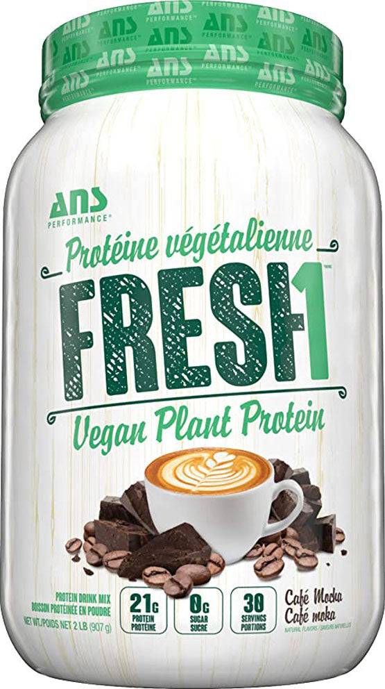 ANS PERFORMANCE FRESH1 Vegan Plant Protein (Cafe Mocha - 907 gr)