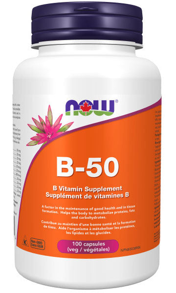 NOW Vitamin B 50 Complex (100 veg caps)