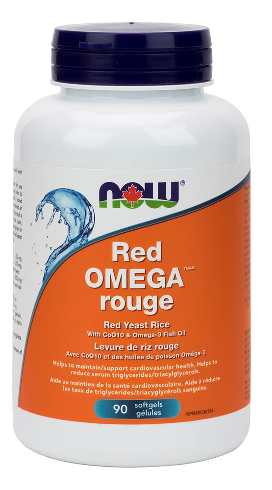 NOW Red Omega (90 sgels)
