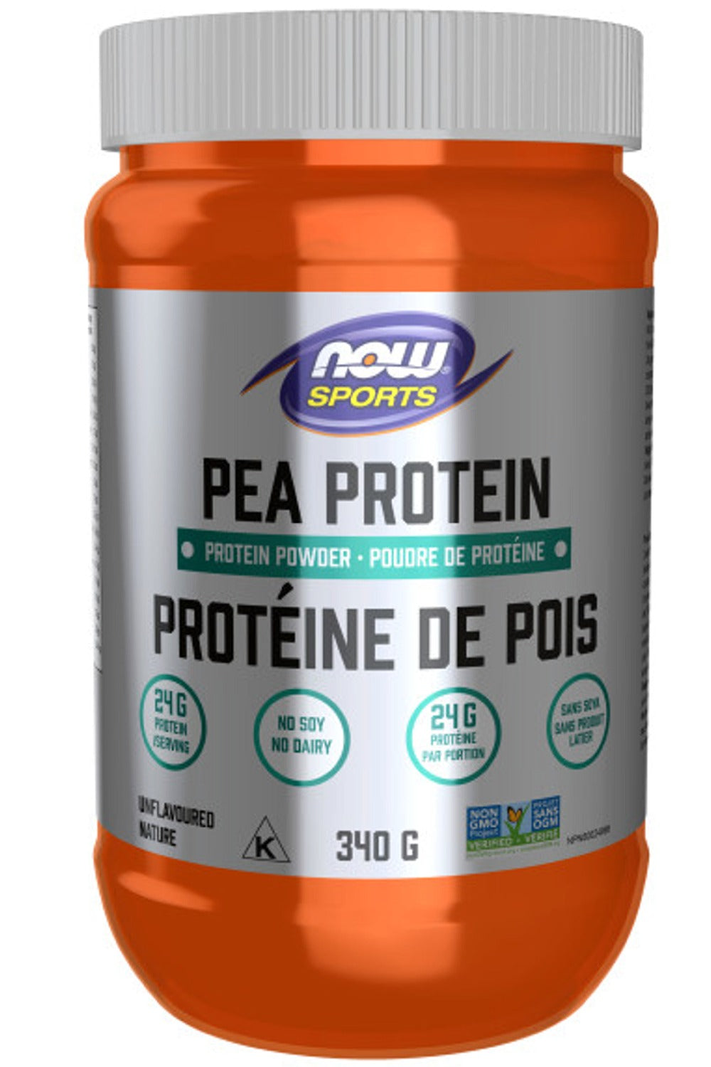 NOW SPORTS Pea Protein (Unflavoured - 340 gr)