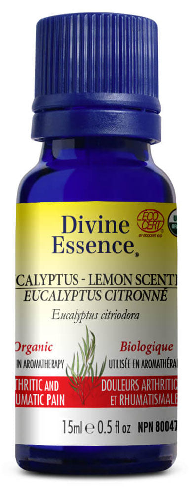 DIVINE ESSENCE Eucalyptus Lemon-Scented (Org - 15 ml)
