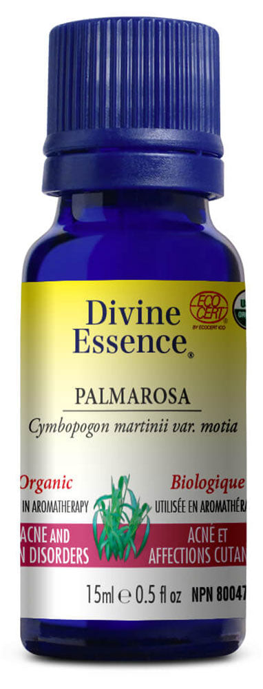 DIVINE ESSENCE Palmarosa (Organic - 15 ml)