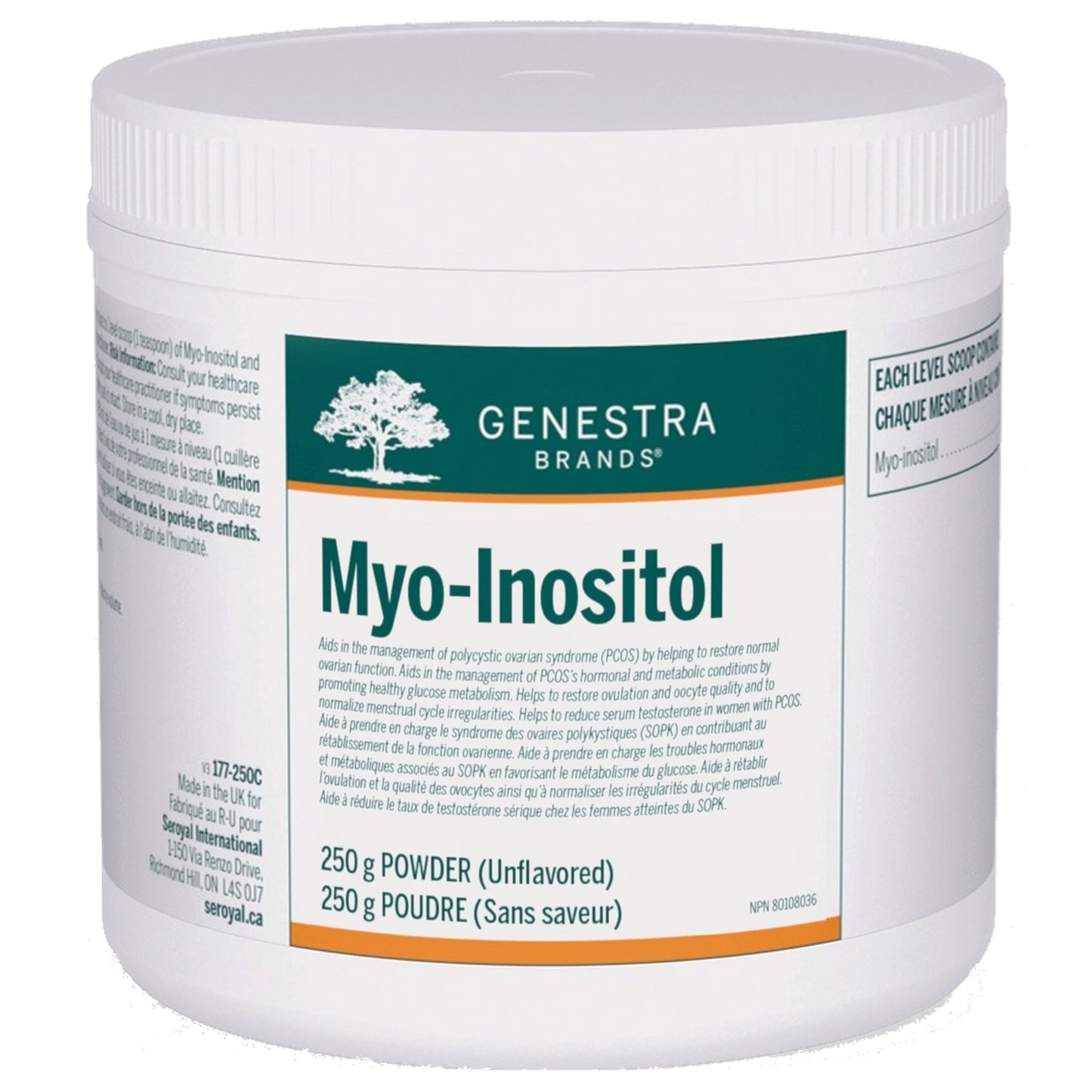 GENESTRA Myo-Inositol (186 gr)