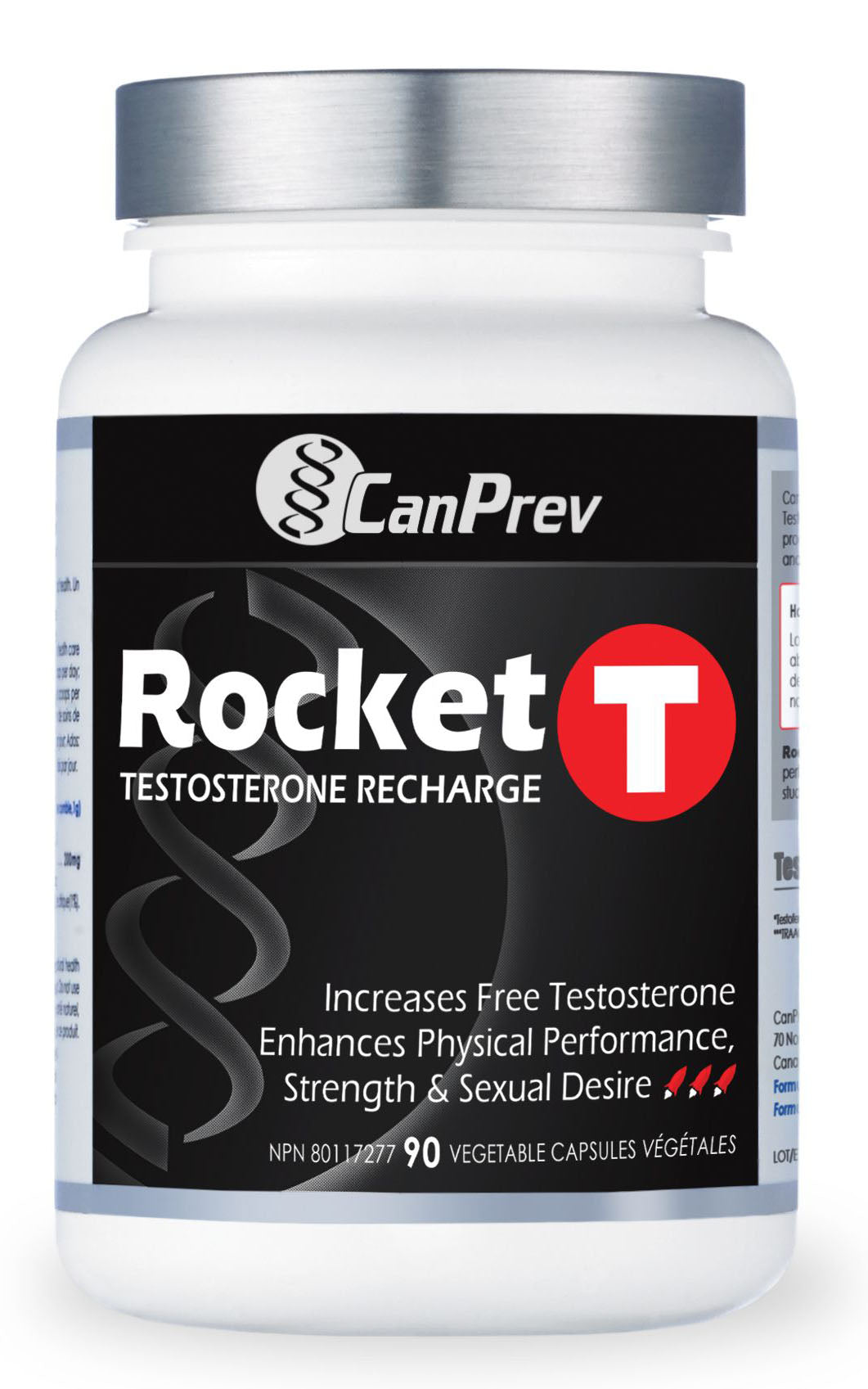 CANPREV Rocket T Testosterone Recharge (90 veg caps)